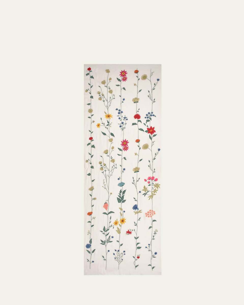 Blossom Bliss Merino Wool Scarf